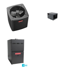 GOODMAN GOODMAN GLXS5BA3610+CHPTA3630C3+GR9S801005CN - 3 Ton Ducted Air Conditioner & Gas Furnace System - R-32