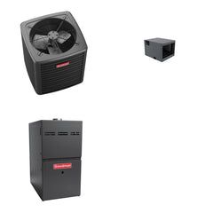GOODMAN GOODMAN GLXS5BA3610+CHPTA3630C3+GR9S960805CN - 3 Ton Ducted Air Conditioner & Gas Furnace System - R-32