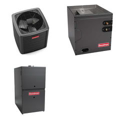 GOODMAN GOODMAN GLXS5BA1810+CAPTA2422C3+GR9S800403AU - 1.5 Ton Ducted Air Conditioner & Gas Furnace System - R-32