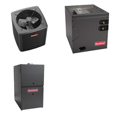 GOODMAN GOODMAN GLXS5BA2410+CAPTA2422C3+GR9S800403AU - 2 Ton Ducted Air Conditioner & Gas Furnace System - R-32