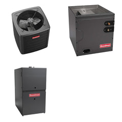 GOODMAN GOODMAN GLXS5BA2410+CAPTA2422C3+GR9S800603AU - 2 Ton Ducted Air Conditioner & Gas Furnace System - R-32