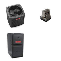 GOODMAN GOODMAN GLXS5BA4810+CAUTA6030D3+GR9S960804CN - 4 Ton Ducted Air Conditioner & Gas Furnace System - R-32