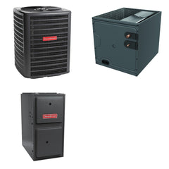 GOODMAN GOODMAN GLZS4BA1810+CAPTA3022A3+GR9S800803BN - 18K BTU Ducted Heat Pump System - R-32