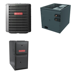 GOODMAN GOODMAN GLZS4BA3610+CAPTA3626C3+GR9S800803BN - 36K BTU Ducted Heat Pump System - R-32