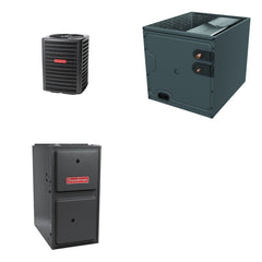GOODMAN GOODMAN GLZS5BA2410+CAPTA3026B3+GR9S800803BN - 24K BTU Ducted Heat Pump System - R-32