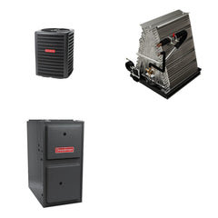 GOODMAN GOODMAN GLZS5BA2410+CAUTA3026B3+GR9S800803BN - 24K BTU Ducted Heat Pump System - R-32