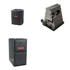 GOODMAN GOODMAN GLZS5BA2410+CAUTA3022C3+GR9S800803BN - 24K BTU Ducted Heat Pump System - R-32
