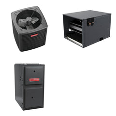 GOODMAN GOODMAN GLXS4BA3610+CHPTA4230C3+GR9S800803BN - 3 Ton Ducted Air Conditioner & Gas Furnace System - R-32