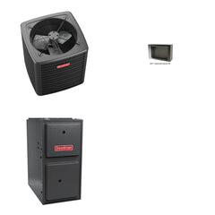 GOODMAN GOODMAN GLXS4BA2410+CSCT3012M3+GR9S800803BN - 2 Ton Ducted Air Conditioner & Gas Furnace System - R-32