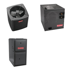 GOODMAN GOODMAN GLXS4BA3010+CAPTA3026C3+GR9S800803BN - 2.5 Ton Ducted Air Conditioner & Gas Furnace System - R-32