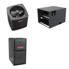 GOODMAN GOODMAN GLXS5BA3610+CHPTA4830C3+GR9S800803BN - 3 Ton Ducted Air Conditioner & Gas Furnace System - R-32