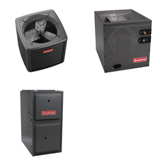 GOODMAN GOODMAN GLXS5BA1810+CAPTA3026C3+GR9S800803BN - 1.5 Ton Ducted Air Conditioner & Gas Furnace System - R-32