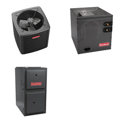GOODMAN GOODMAN GLXS5BA3010+CAPTA3026C3+GR9S800803BN - 2.5 Ton Ducted Air Conditioner & Gas Furnace System - R-32