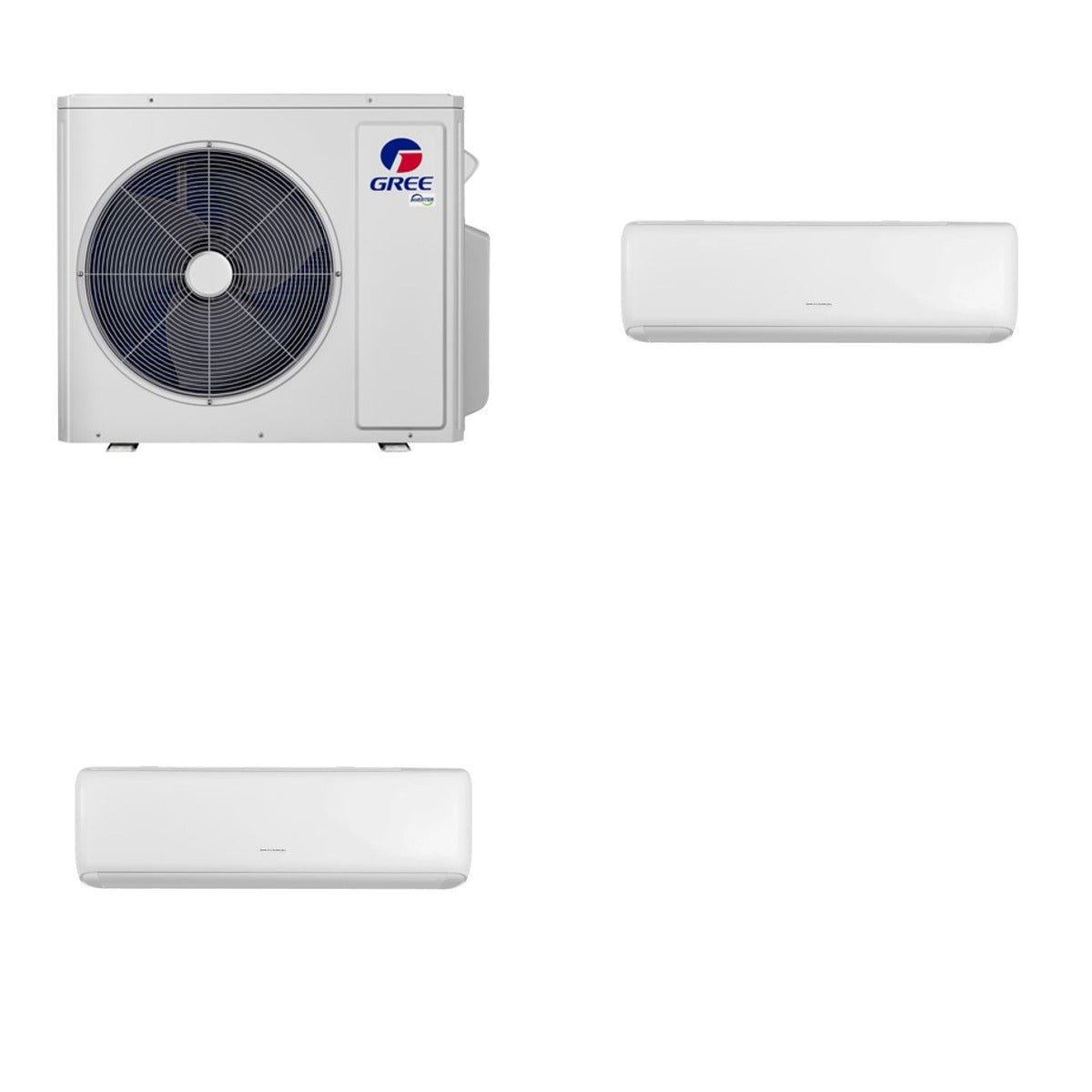 GREE GREE 48000 BTU R-32 21 SEER2 2-Zone Vireo Wall-Mounted Mini Split System