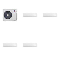 GREE GREE 48000 BTU R-32 21 SEER2 4-Zone Wall-Mounted Mini Split Heat Pump