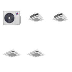 GREE GREE 48000 BTU R-32 21 SEER2 2-Zone Ceiling Cassette Mini Split System