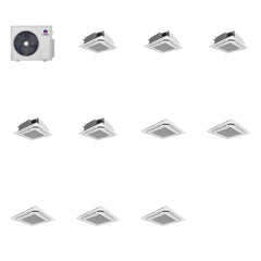 GREE GREE 48000 BTU R-32 21 SEER2 5-Zone Ceiling Cassette Mini Split System