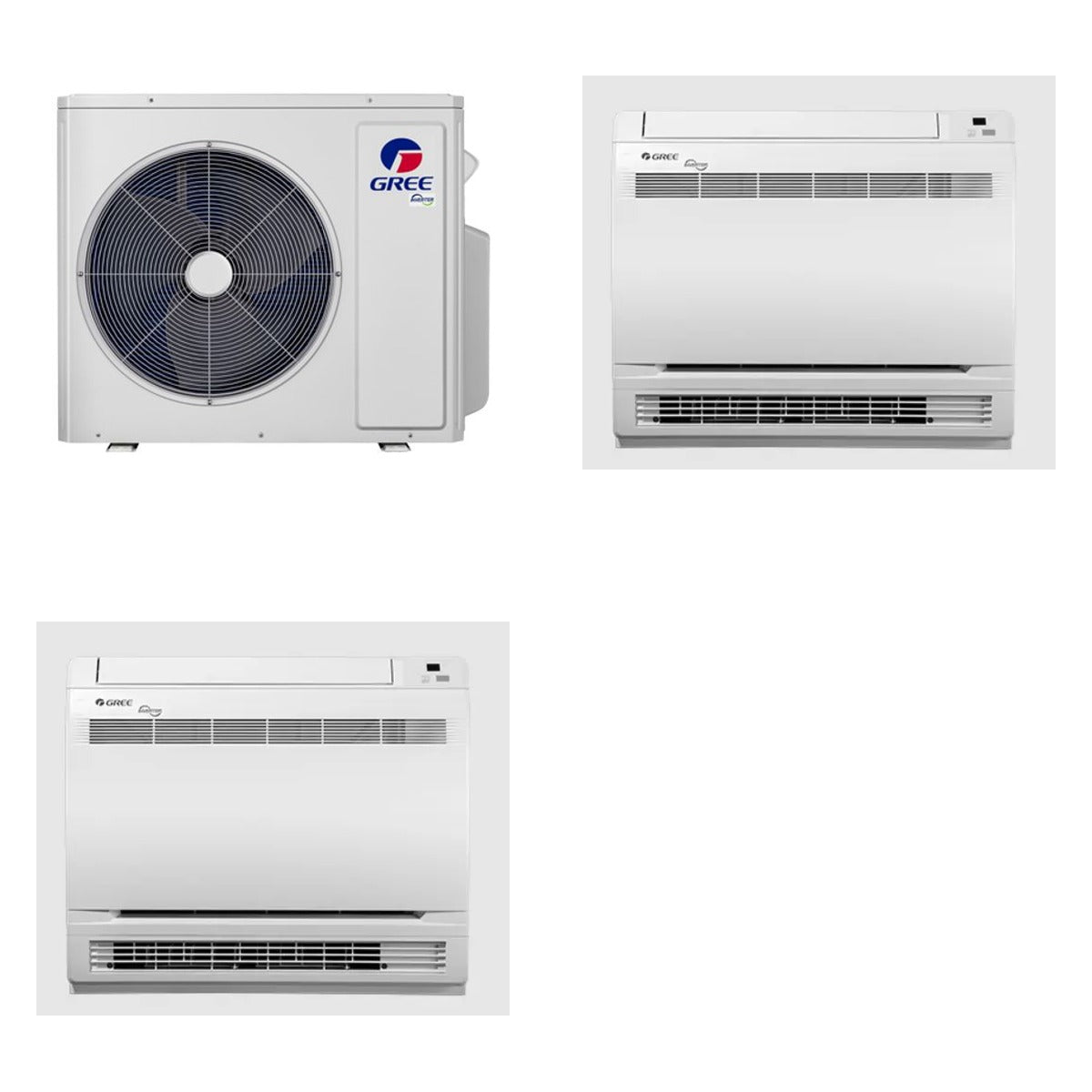 GREE GREE 48000 BTU R-32 21 SEER2 2-Zone Console Mini Split Heat Pump