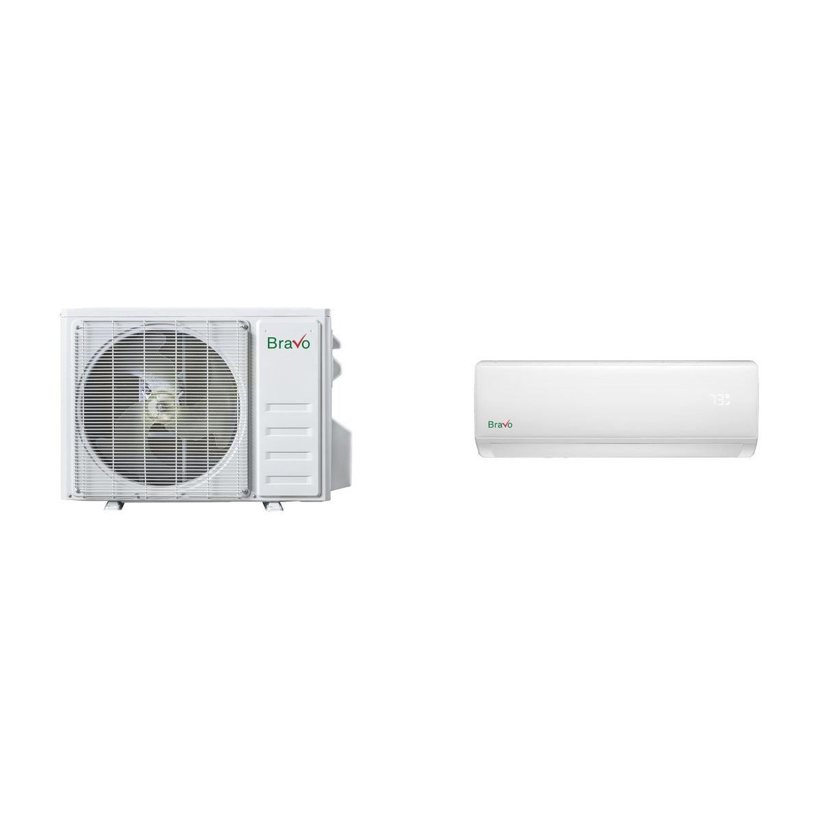 BRAVO ROMA BRAVO ROMA 24000 BTU R-410A 17 SEER2 1-Zone Ceiling Cassette Mini Split