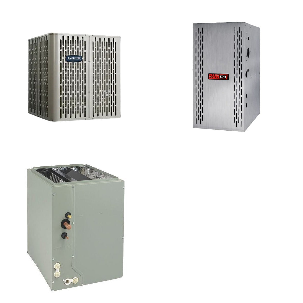 TRANE TRANE 18000 BTU R-454B 15.2 SEER2 Central AC + Furnace + Coil