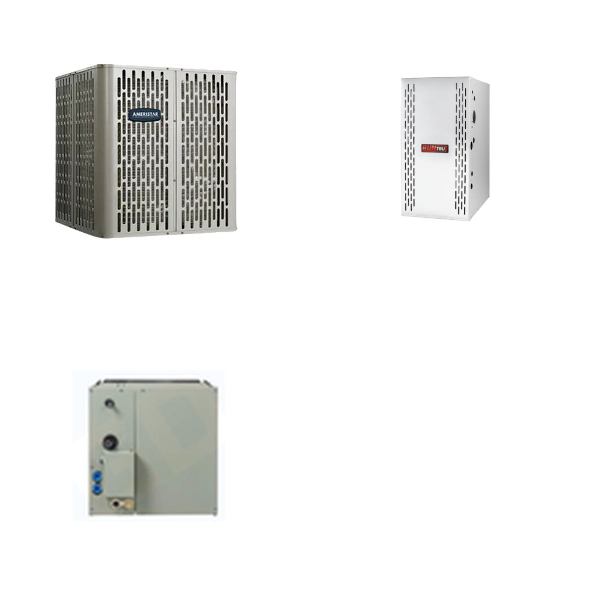 TRANE TRANE 18000 BTU R-454B 15 SEER2 Central Furnace + Coil System