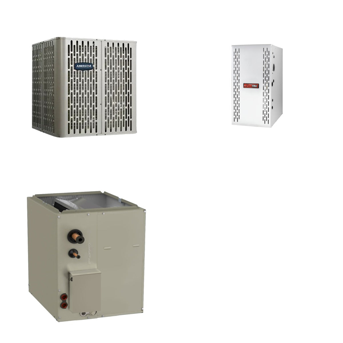 TRANE TRANE 18000 BTU R-454B 15.2 SEER2 Central Furnace + Coil System