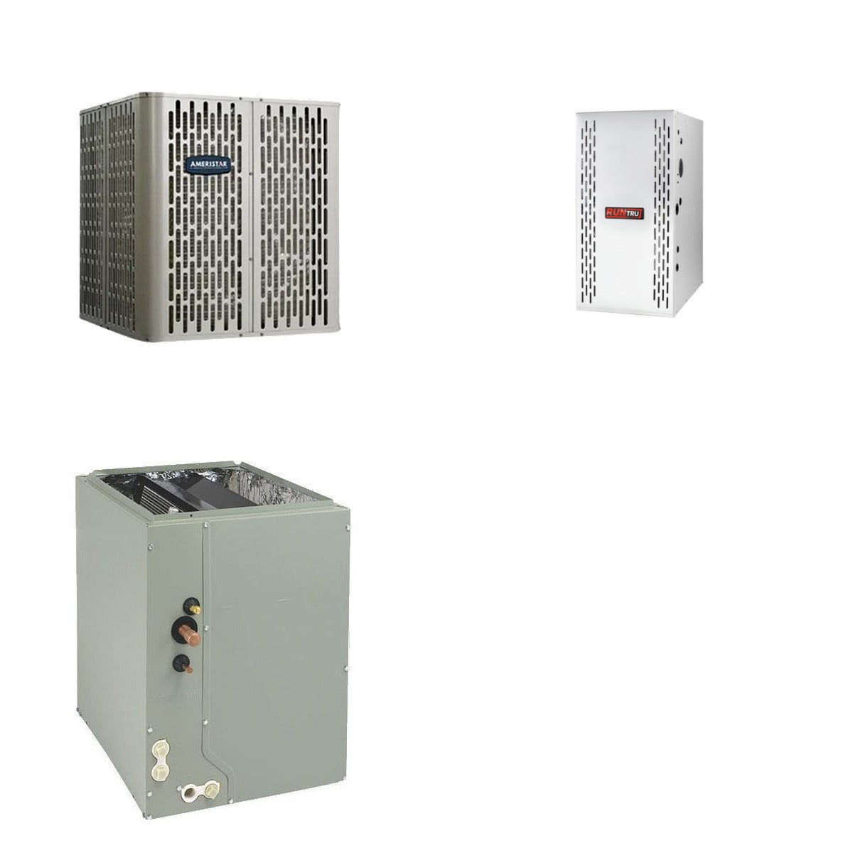 TRANE TRANE 18000 BTU R-454B 15.2 SEER2 Central Furnace + Coil System