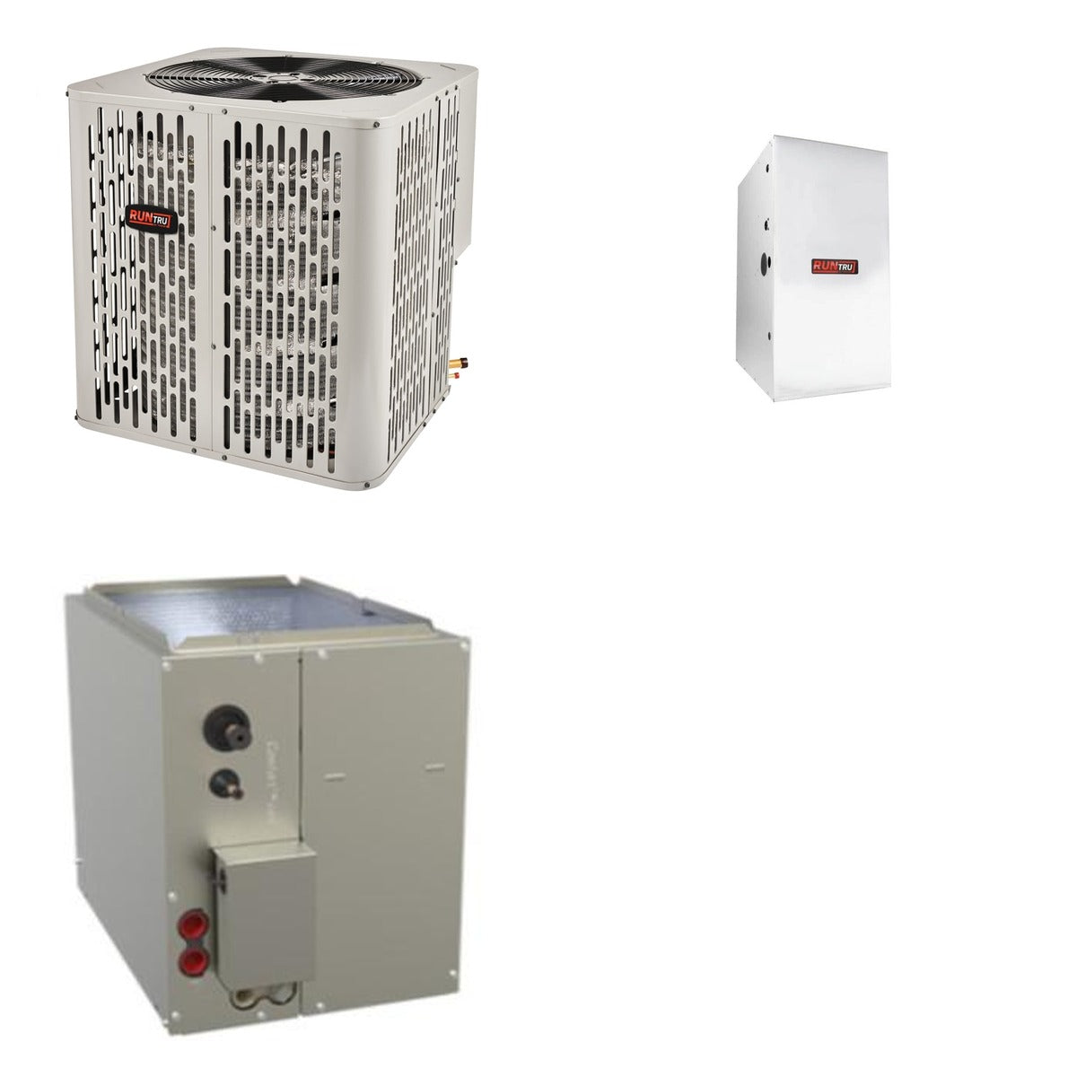 TRANE TRANE 42000 BTU R-454B 15 SEER2 Central Furnace + Coil System
