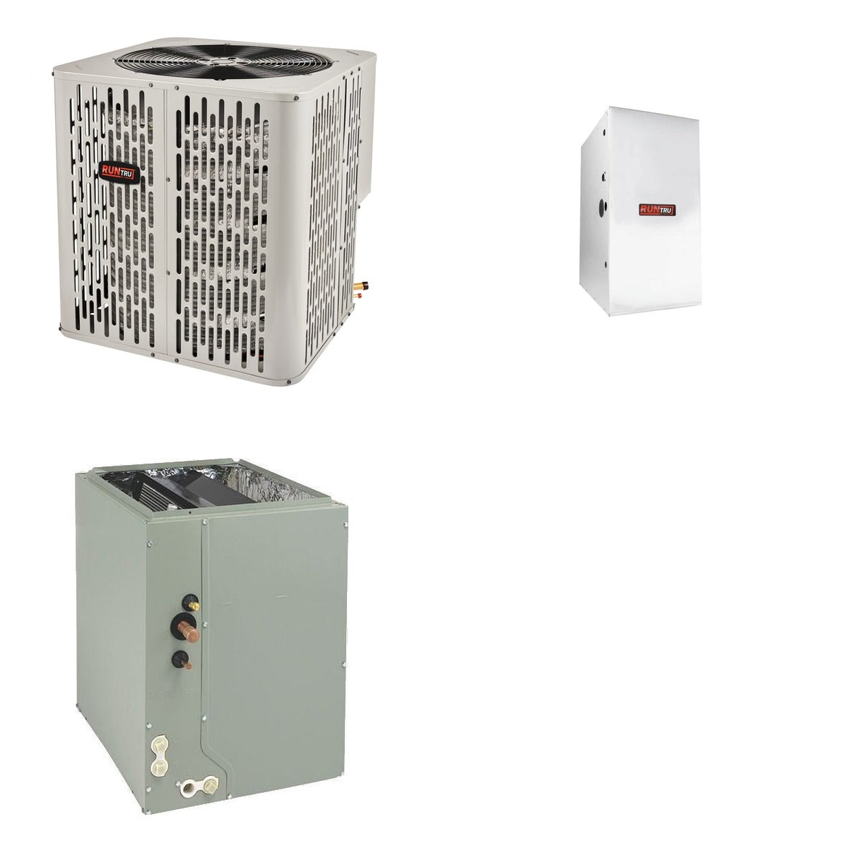 TRANE TRANE 42000 BTU R-454B 15 SEER2 Central Furnace + Coil System