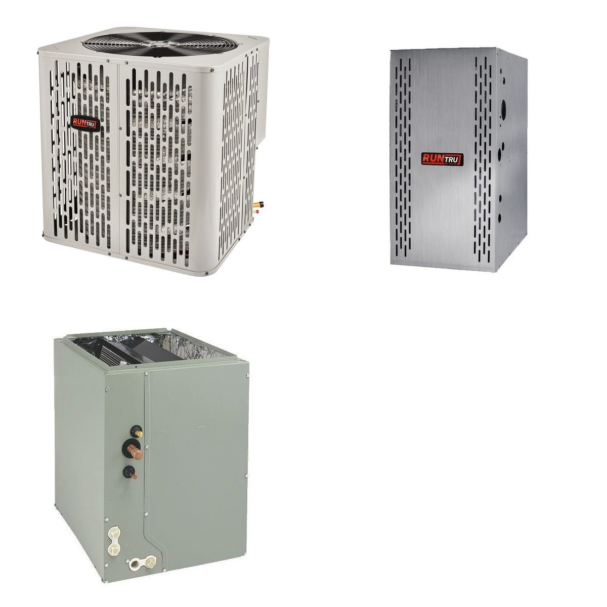TRANE TRANE 42000 BTU R-454B 15 SEER2 Central Furnace + Coil System