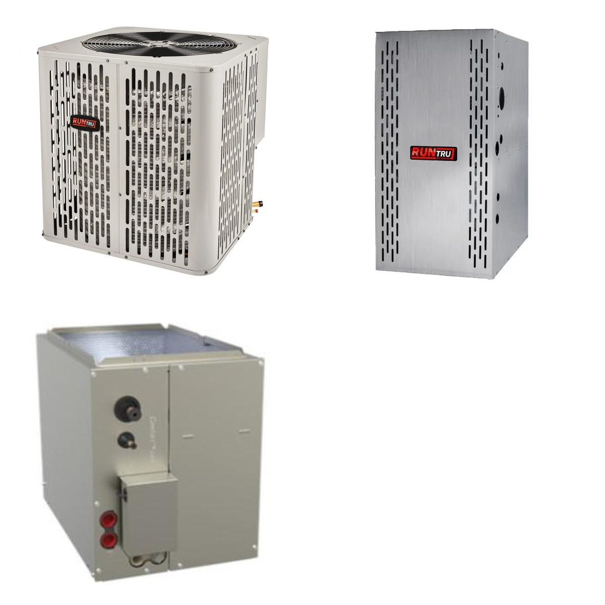 TRANE TRANE 42000 BTU R-454B 15 SEER2 Central Furnace + Coil System