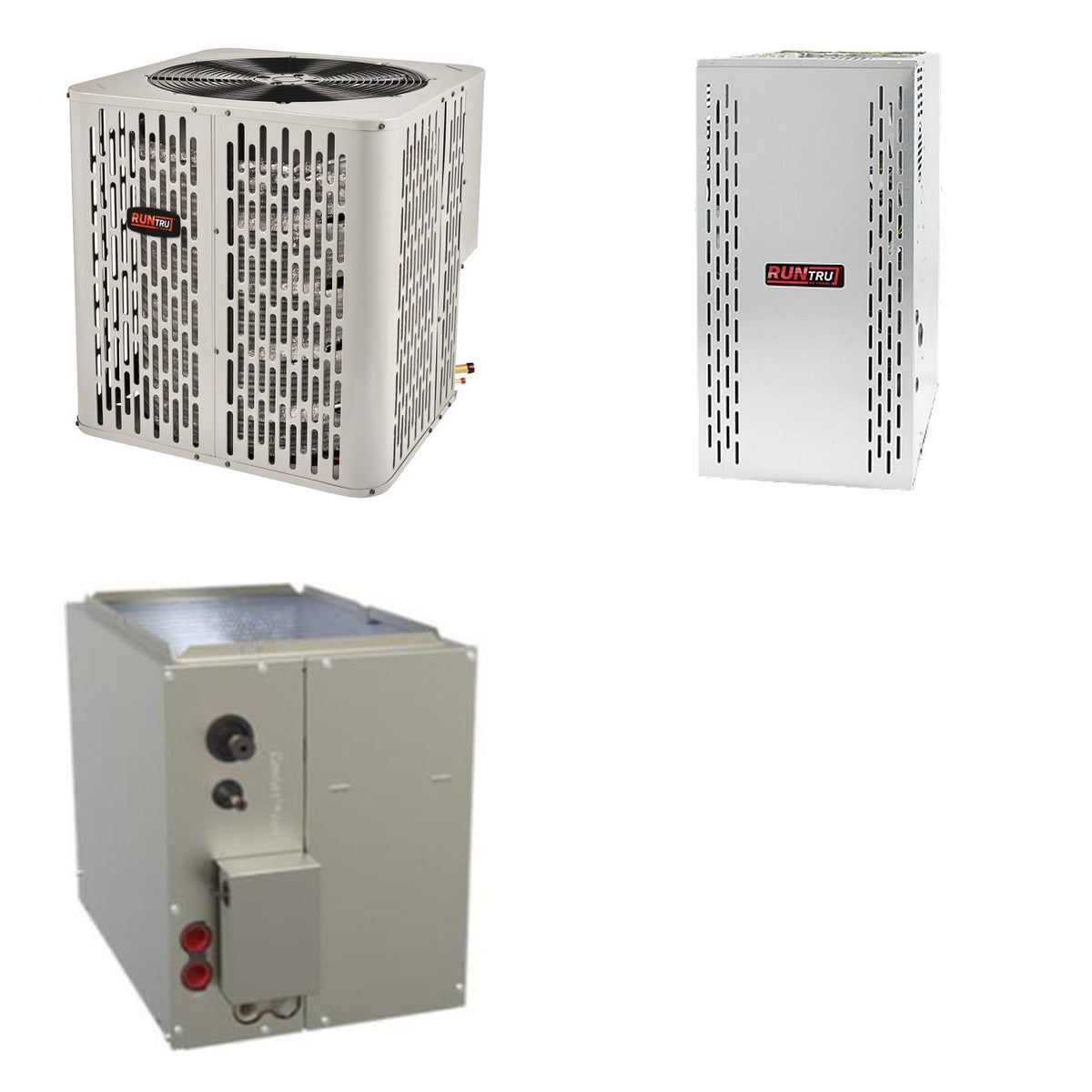TRANE TRANE 42000 BTU R-454B 15 SEER2 Central Furnace + Coil System