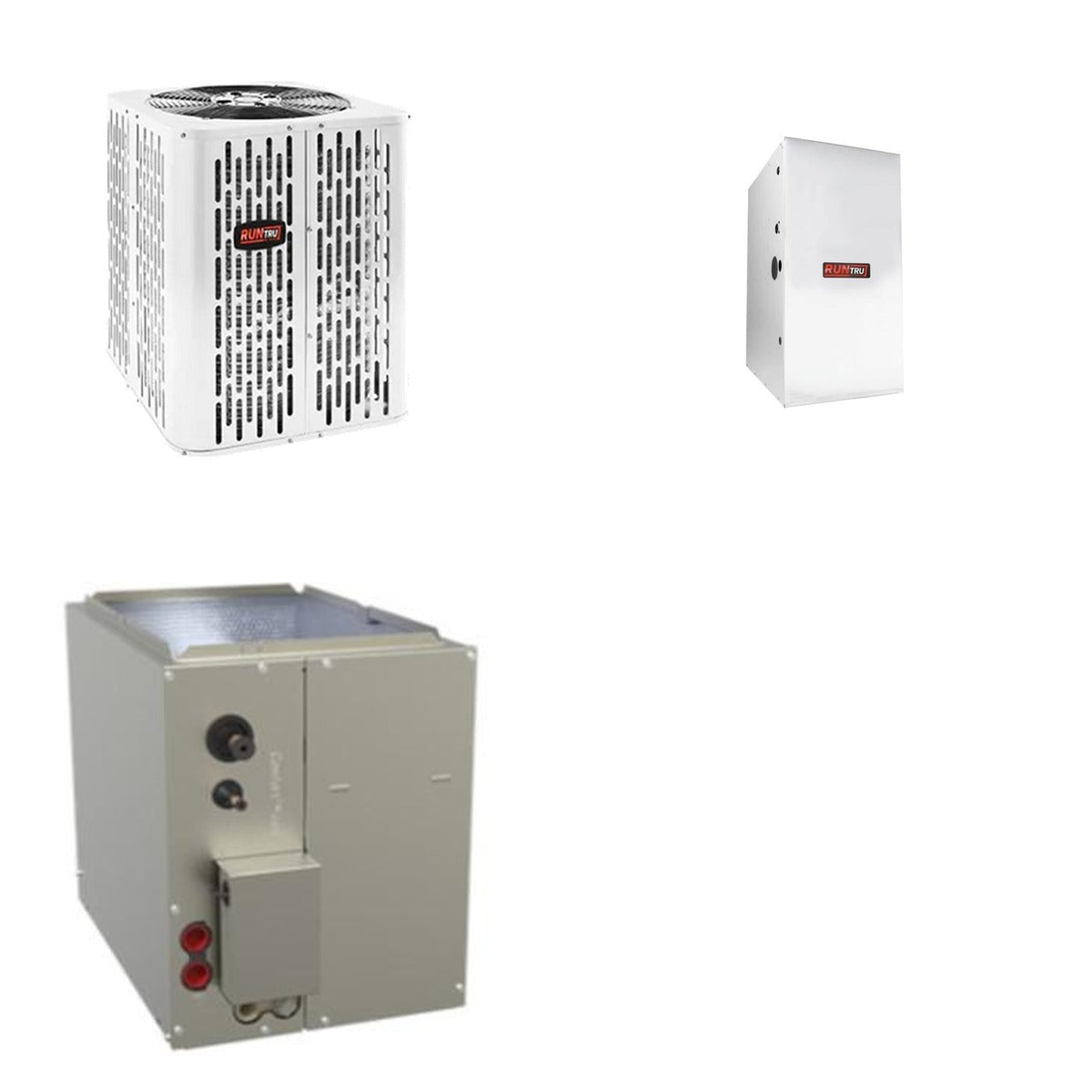 TRANE TRANE 60000 BTU R-454B 15 SEER2 Central Furnace + Coil System