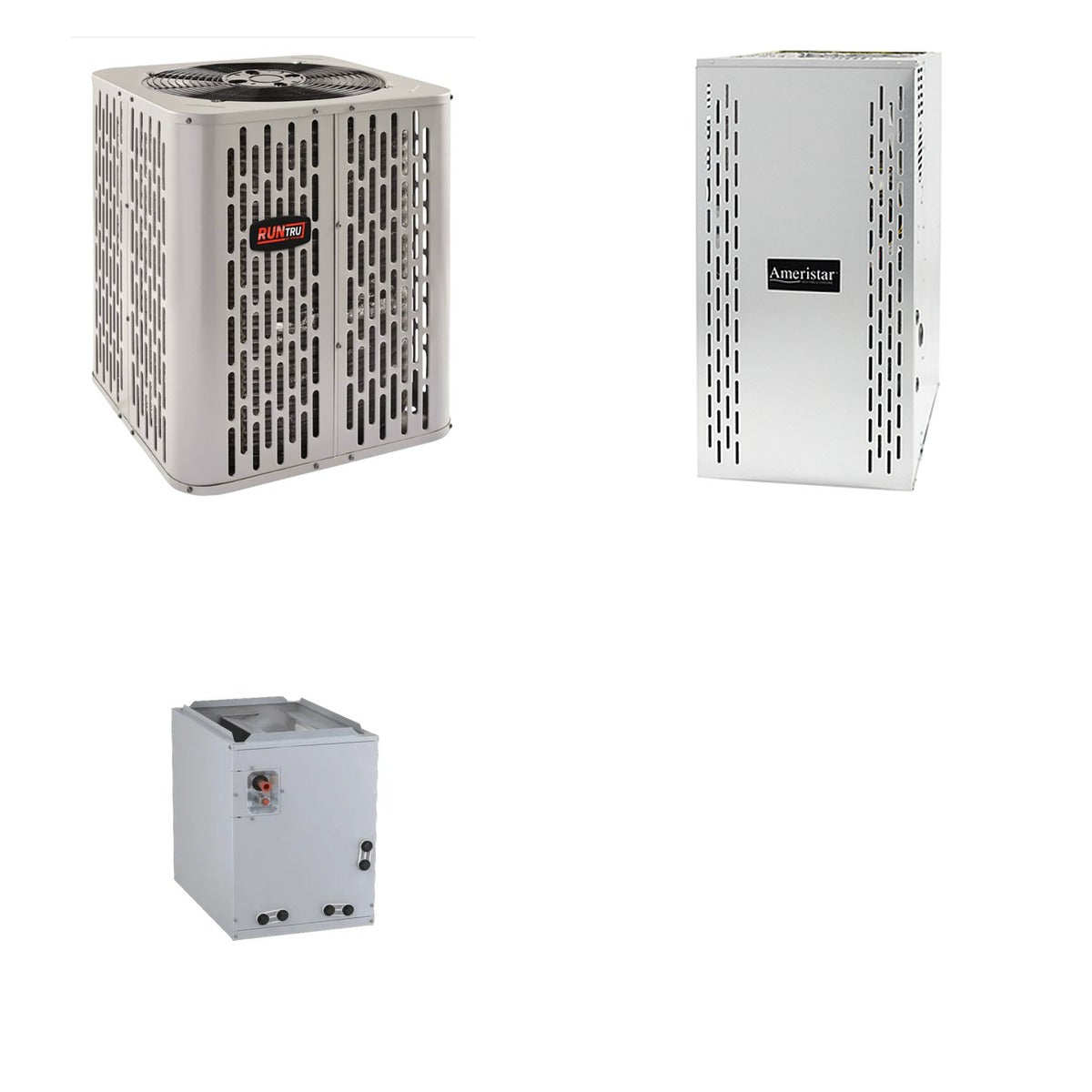 TRANE TRANE 18000 BTU R-454B 14.3 SEER2 Central Split System (AC + Furnace + Coil)
