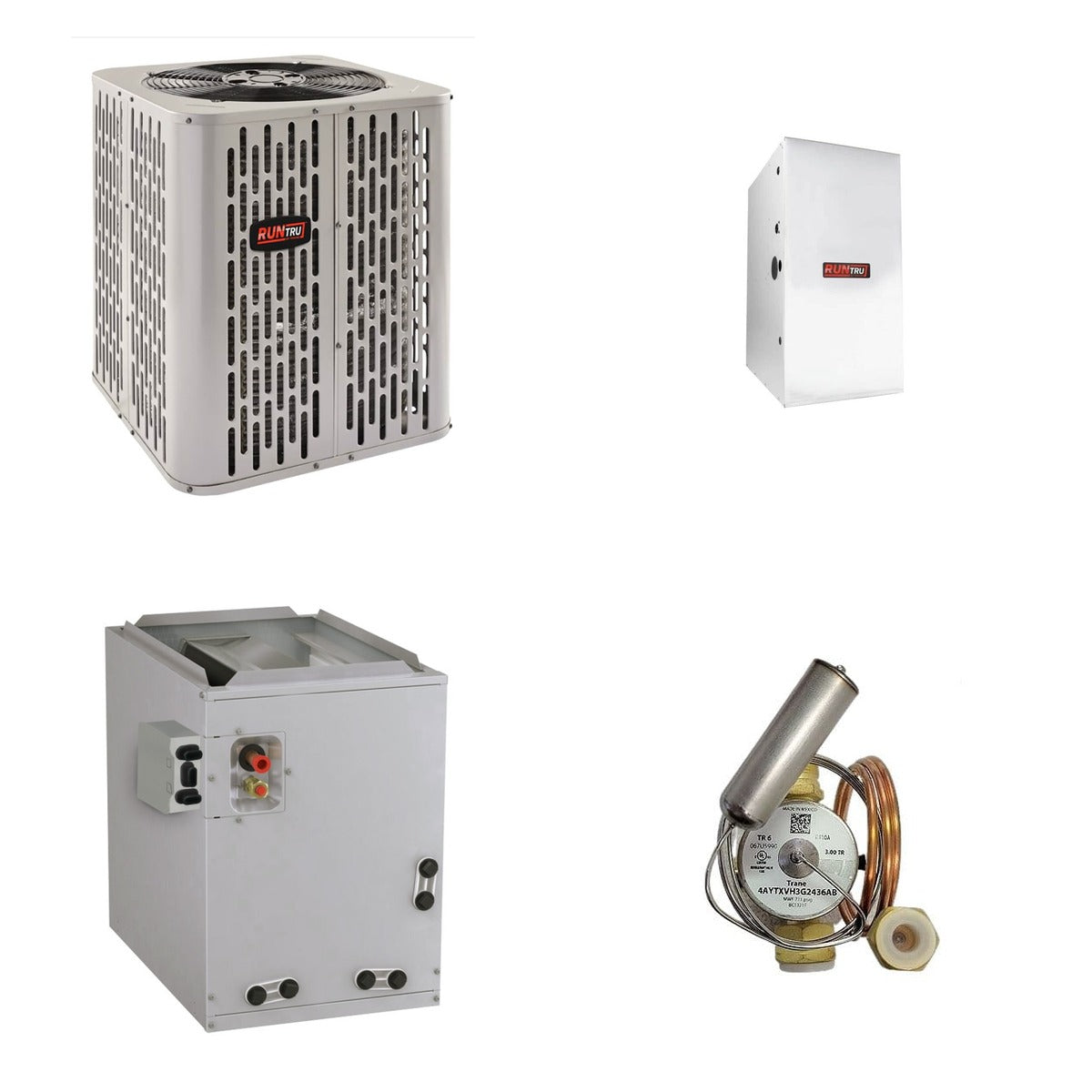 TRANE TRANE 42000 BTU R-454B 14.3 SEER2 Central Split System (AC + Furnace + Coil)