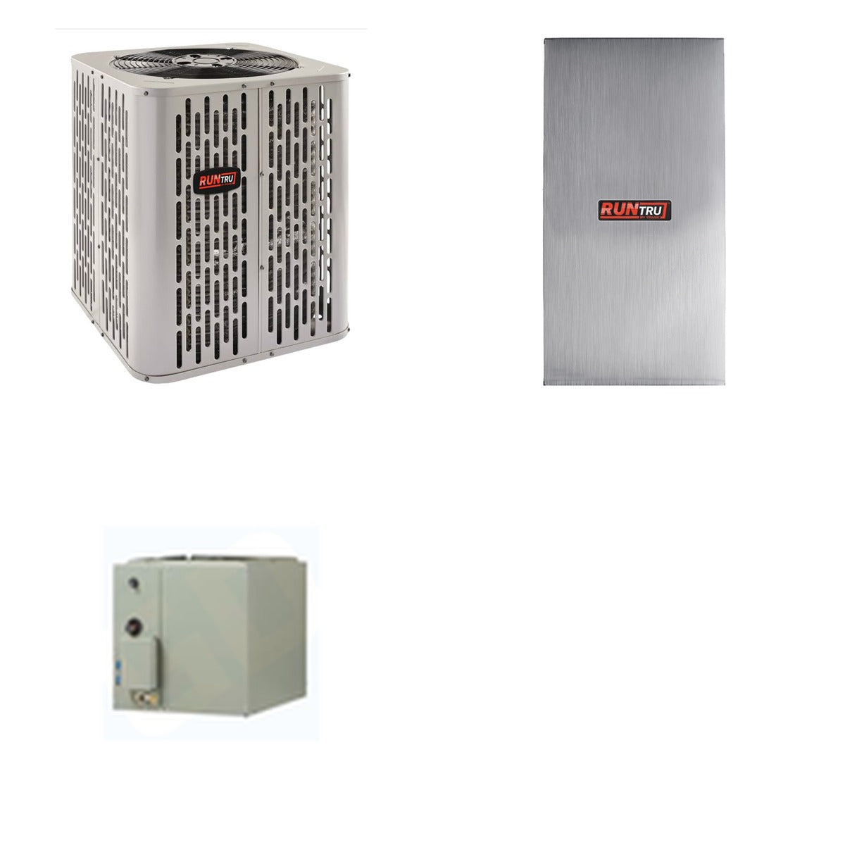TRANE TRANE 60000 BTU R-454B 14.3 SEER2 Central AC + Furnace + Coil System