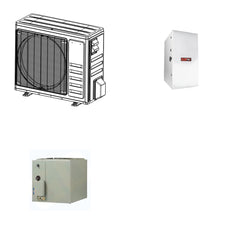 TRANE TRANE 24000 BTU R-454B 16 SEER2 Central Heat Pump + Furnace + Coil