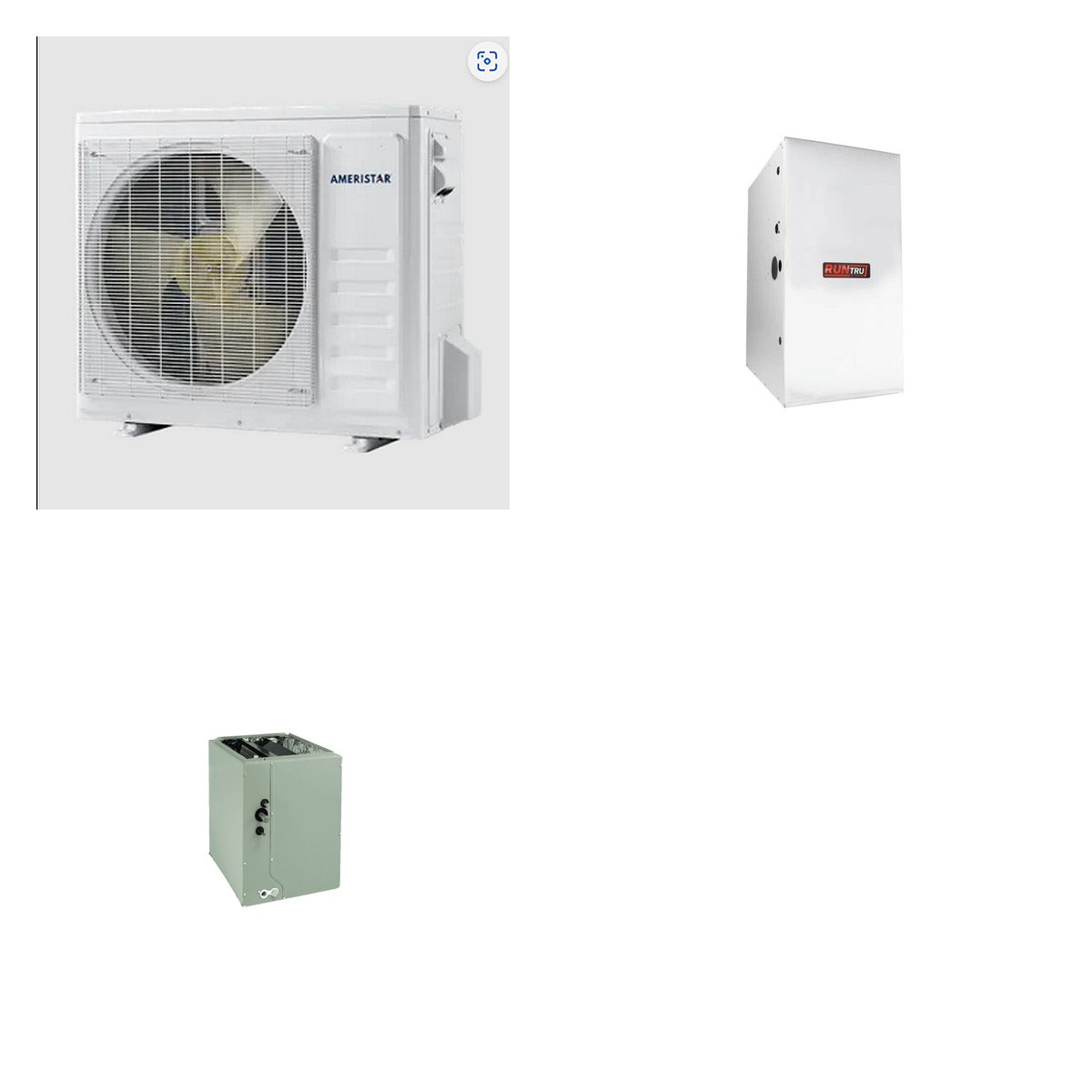 TRANE TRANE 48000 BTU R-454B 15.2 SEER2 Central Heat Pump + Furnace + Coil
