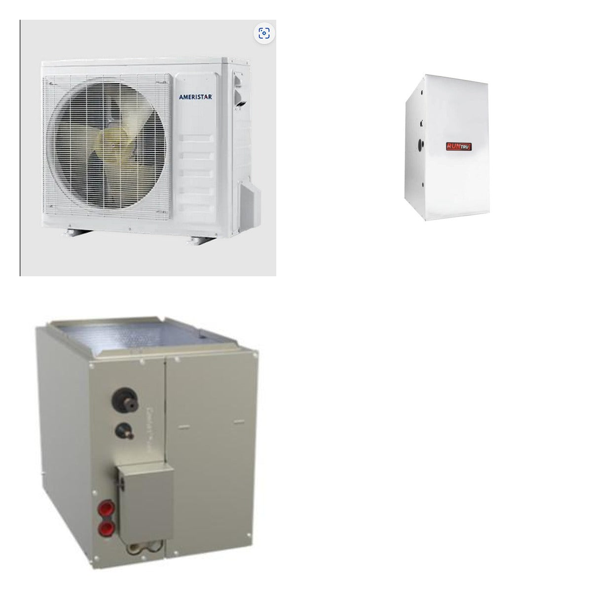 TRANE TRANE 48000 BTU R-454B 15.2 SEER2 Central Heat Pump + Furnace + Coil