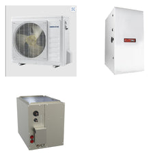 TRANE TRANE 48000 BTU R-454B 15.2 SEER2 Central Heat Pump + Furnace + Coil