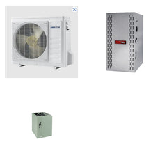 TRANE TRANE 48000 BTU R-454B 15.2 SEER2 Central Heat Pump + Furnace + Coil