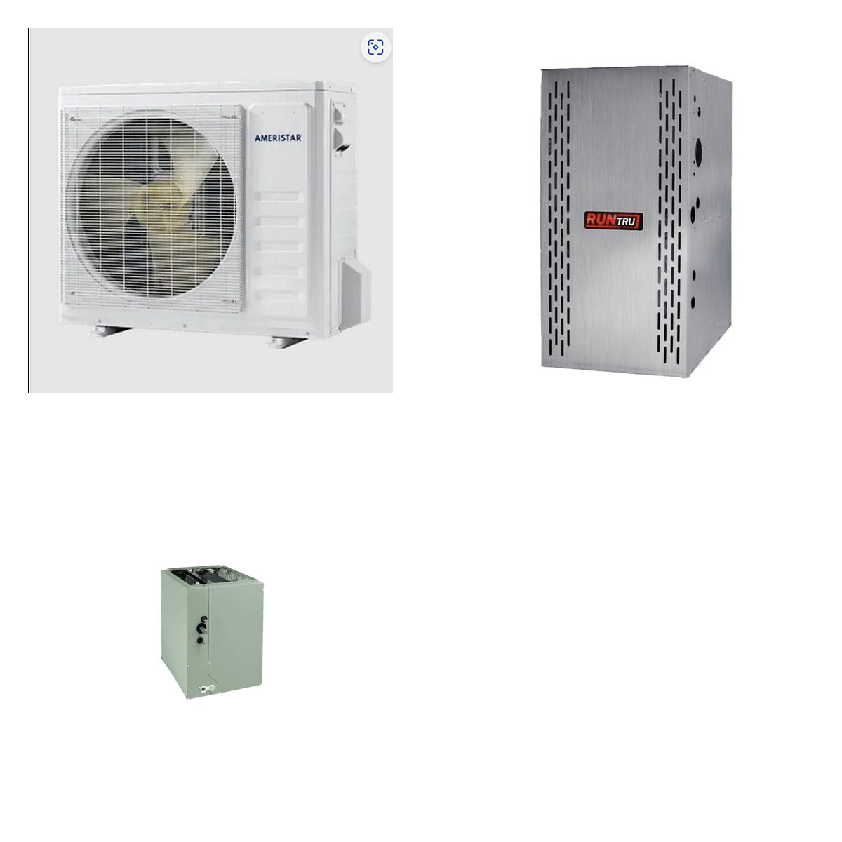 TRANE TRANE 48000 BTU R-454B 15.2 SEER2 Central Heat Pump + Furnace + Coil
