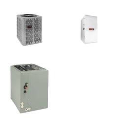 TRANE TRANE 18000 BTU R-454B 15 SEER2 Central Furnace + Coil Heat Pump System
