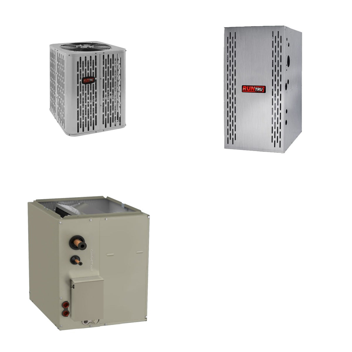 TRANE TRANE 18000 BTU R-454B 15 SEER2 Central Furnace + Coil System