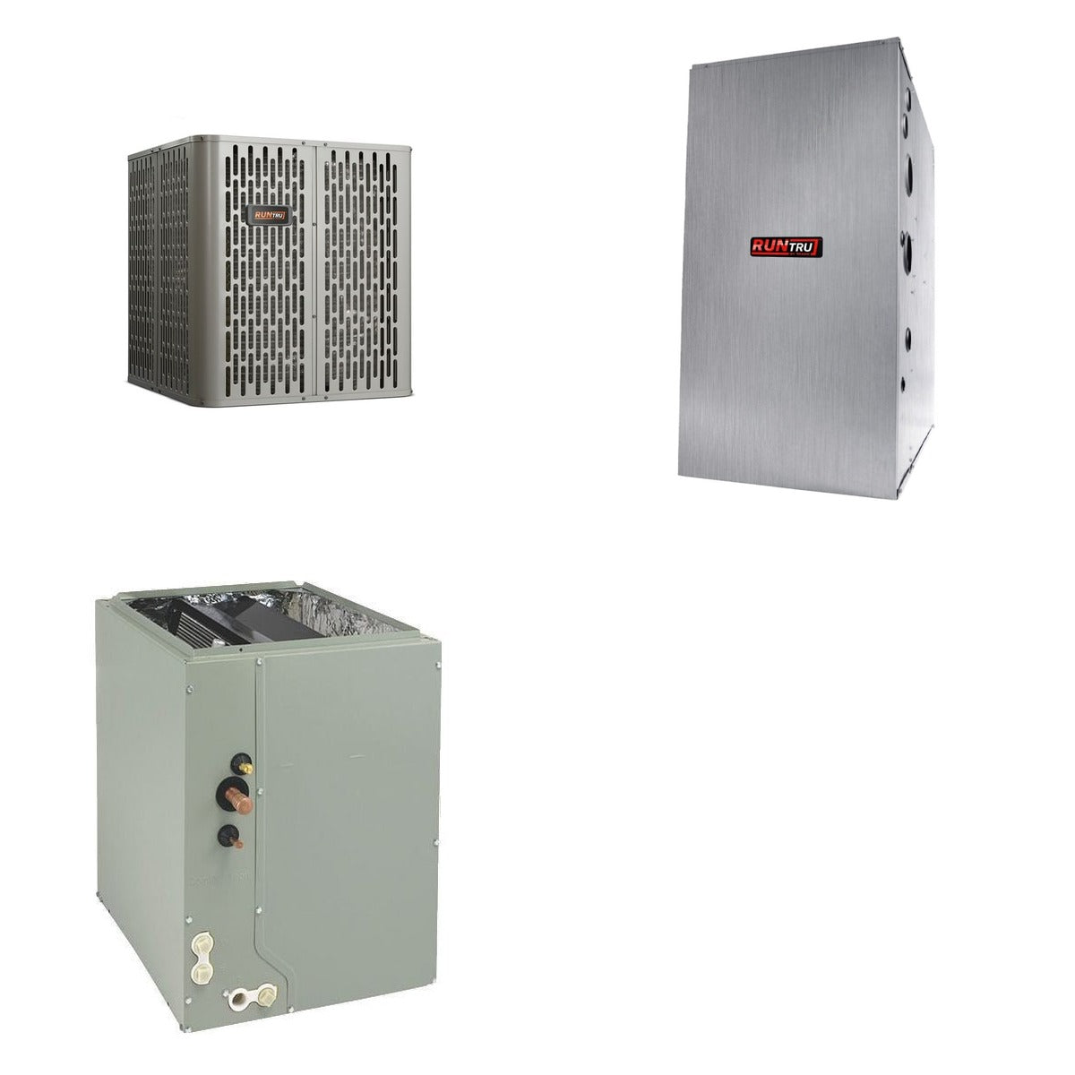 TRANE TRANE 30000 BTU R-454B 15.2 SEER2 Central Split System (Heat Pump + Furnace + Coil)