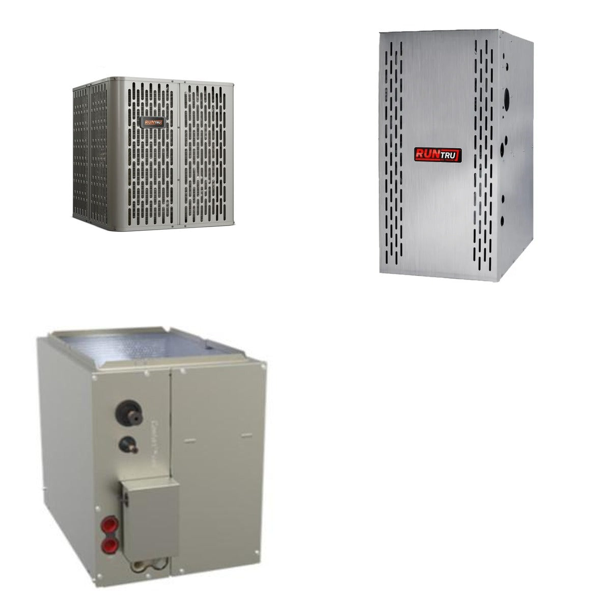 TRANE TRANE 30000 BTU R-454B 15.2 SEER2 Central Heat Pump + Furnace + Coil