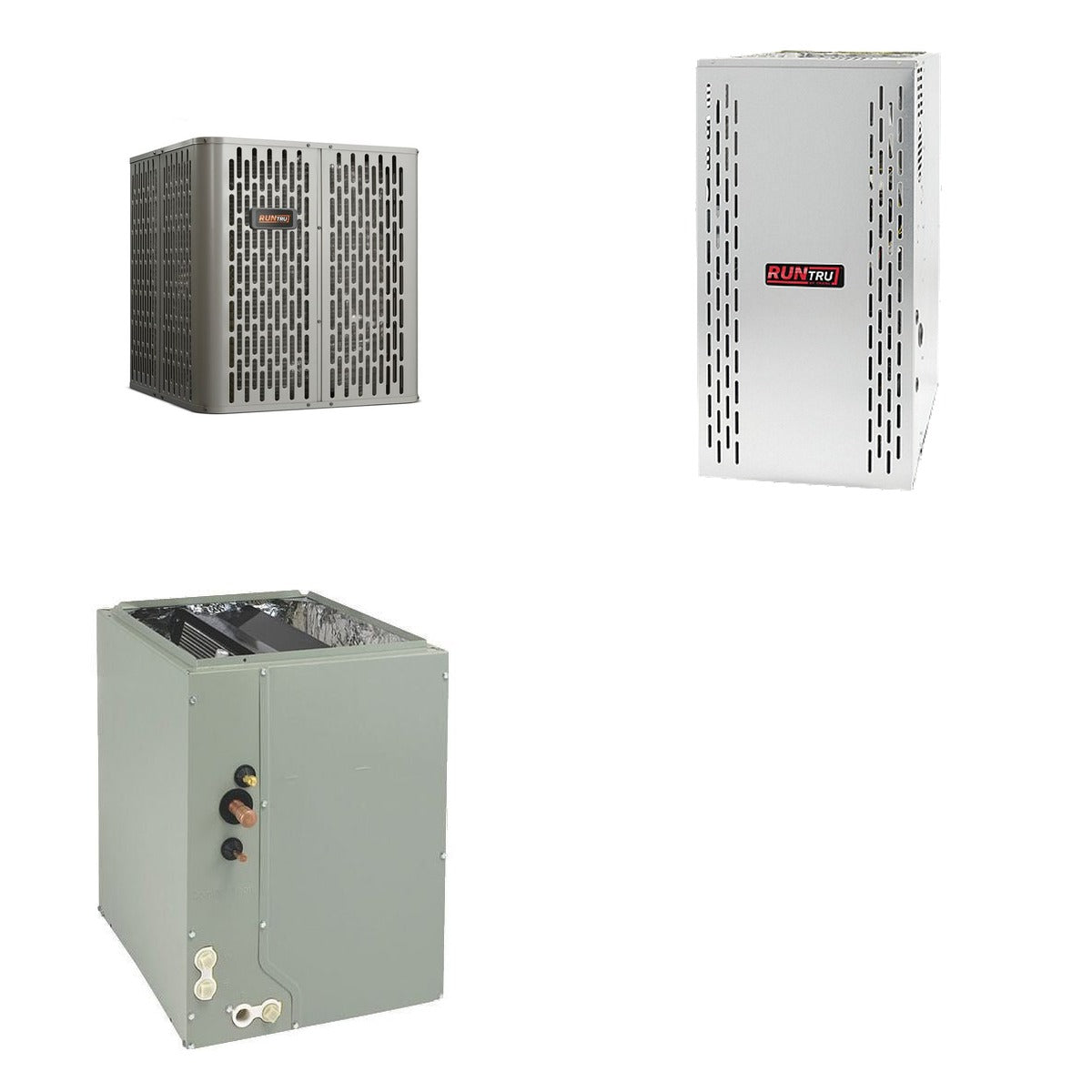 TRANE TRANE 30000 BTU R-454B 15 SEER2 Central Split System (Heat Pump + Furnace + Coil)