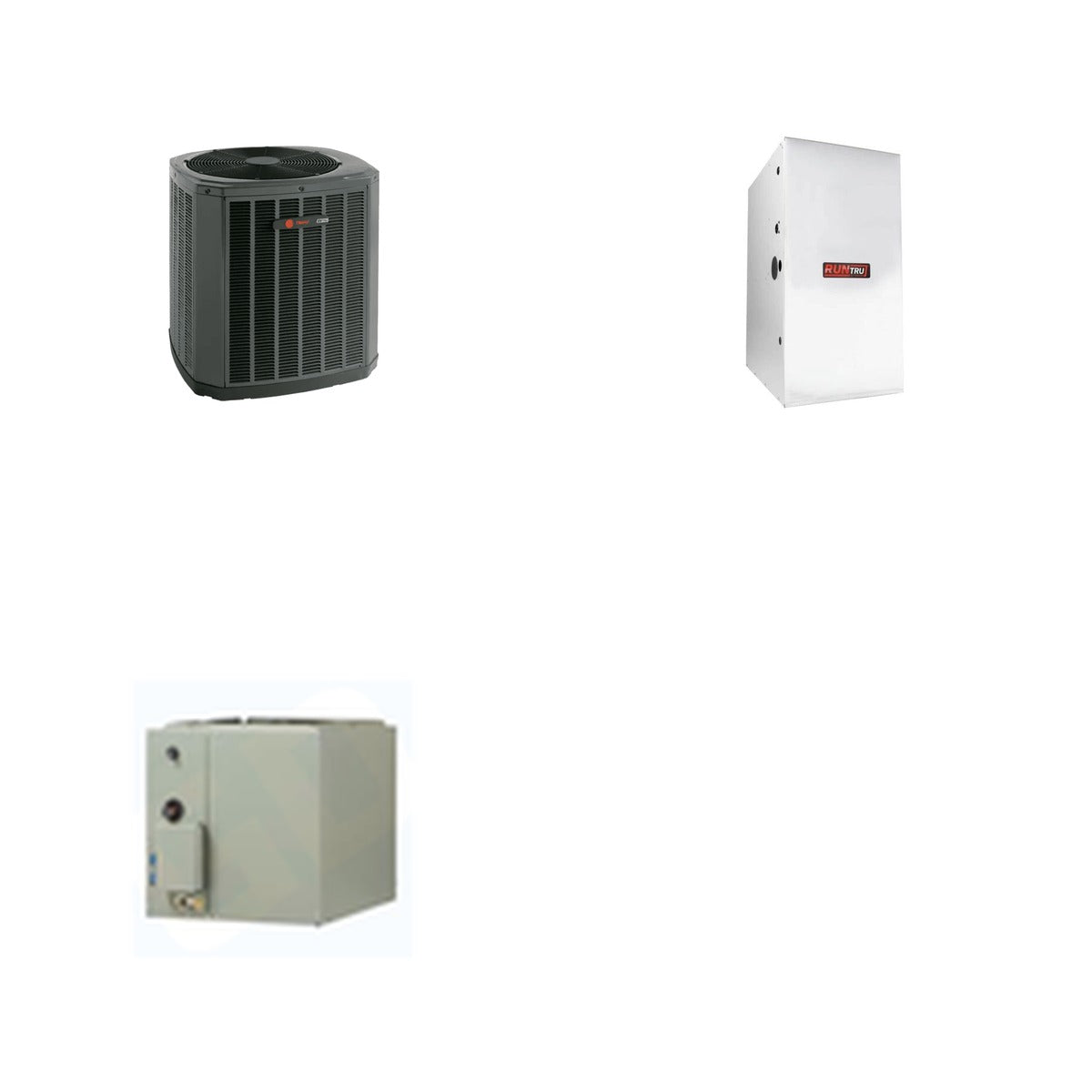 TRANE TRANE 42000 BTU R-454B 15 SEER2 Central Heat Pump + Furnace + Coil