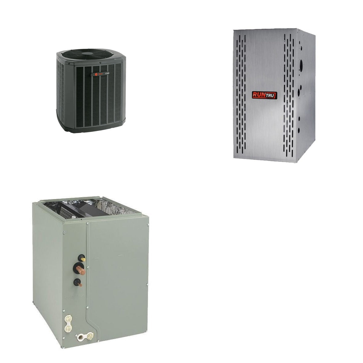 TRANE TRANE 42000 BTU R-454B 15 SEER2 Central Split Dual Fuel System