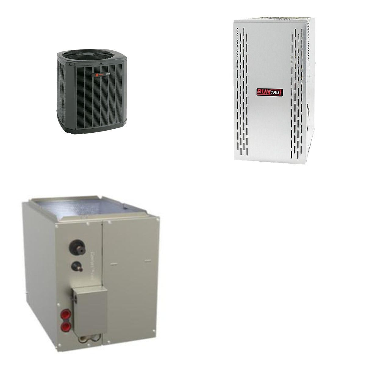 TRANE TRANE 42000 BTU R-454B 15.2 SEER2 Central Furnace + Coil System